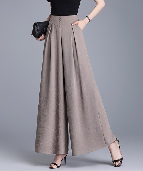 SallyLunn(サリーラン)の「ハイウエストスカートパンツ(その他パンツ・レディース・ブラック/モカ/ブラウン・LARGE/MEDIUM)」の3枚目の写真
