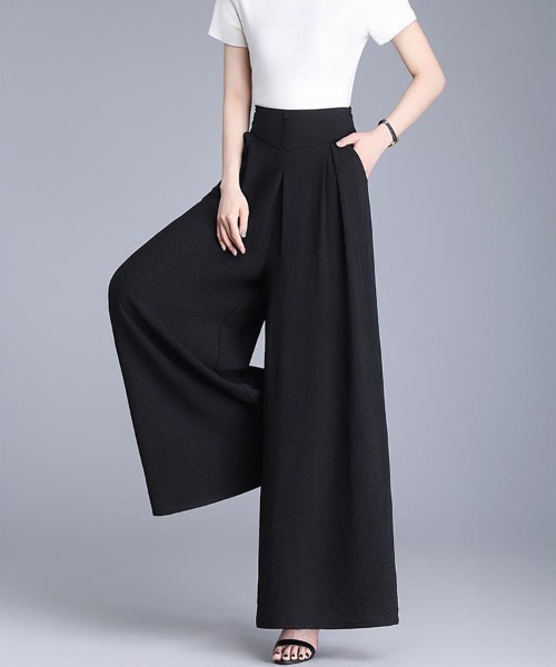 SallyLunn(サリーラン)の「ハイウエストスカートパンツ(その他パンツ・レディース・ブラック/モカ/ブラウン・LARGE/MEDIUM)」の4枚目の写真
