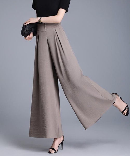 SallyLunn(サリーラン)の「ハイウエストスカートパンツ(その他パンツ・レディース・ブラック/モカ/ブラウン・LARGE/MEDIUM)」の11枚目の写真