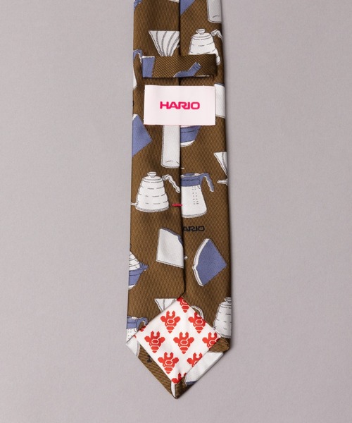 giraffe（ジラフ）の「HARIO×giraffe HARIOプロダクトタイ BROWN（ネクタイ・メンズ・ライトブラウン・FREE）」の2枚目の写真
