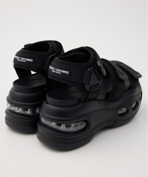 RODEO CROWNS WIDE BOWL（ロデオクラウンズワイドボウル）の「ボリュームソール テープサンダル（サンダル・レディース・ブラック/ブラウン系その他/ピンク・MEDIUM/LARGE）」の6枚目の写真