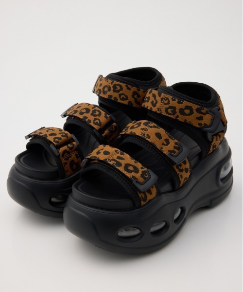 RODEO CROWNS WIDE BOWL（ロデオクラウンズワイドボウル）の「ボリュームソール テープサンダル（サンダル・レディース・ブラック/ブラウン系その他/ピンク・MEDIUM/LARGE）」の12枚目の写真