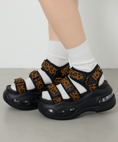 RODEO CROWNS WIDE BOWL（ロデオクラウンズワイドボウル）の「ボリュームソール テープサンダル（サンダル・レディース・ブラック/ブラウン系その他/ピンク・MEDIUM/LARGE）」の20枚目の写真