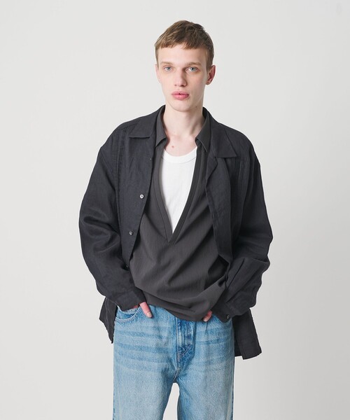 MONKEY TIME(モンキータイム)の「ラミー キャンバス キューバ シャツ(シャツ/ブラウス・メンズ・ブラック/ライトピンク・S/XL/L/M)」の21枚目の写真