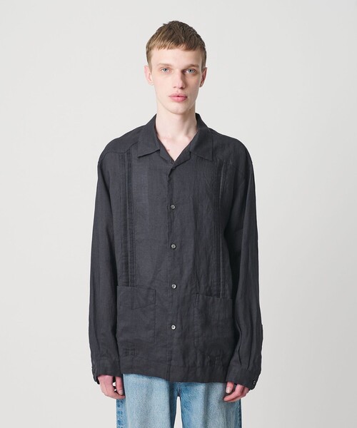 MONKEY TIME(モンキータイム)の「ラミー キャンバス キューバ シャツ(シャツ/ブラウス・メンズ・ブラック/ライトピンク・S/XL/L/M)」の22枚目の写真