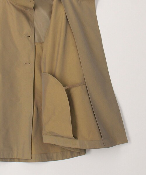 MICO COULIER（ミコクリエ）の「スタンドカラーラグランスリーブコート（その他アウター・レディース・ネイビー/キャメル・38）」の10枚目の写真