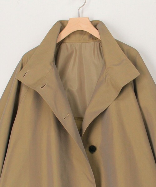 MICO COULIER（ミコクリエ）の「スタンドカラーラグランスリーブコート（その他アウター・レディース・ネイビー/キャメル・38）」の11枚目の写真