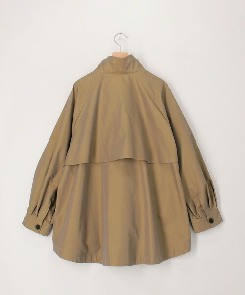 MICO COULIER（ミコクリエ）の「スタンドカラーラグランスリーブコート（その他アウター・レディース・ネイビー/キャメル・38）」の13枚目の写真