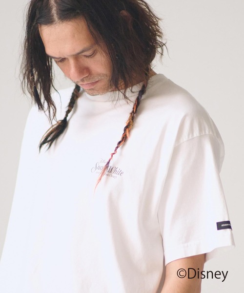 ADAM PATEK(アダムパテック)の「mt10344-ADAMPATEK -Snow White and the Seven Dwarfs circleT Tシャツ(AP2614042)(Tシャツ/カットソー・メンズ・ブラック/ホワイト・2/1)」の19枚目の写真