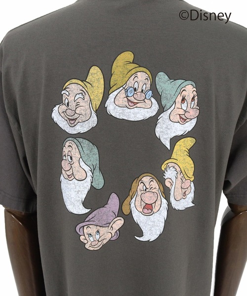 ADAM PATEK(アダムパテック)の「mt10344-ADAMPATEK -Snow White and the Seven Dwarfs circleT Tシャツ(AP2614042)(Tシャツ/カットソー・メンズ・ブラック/ホワイト・2/1)」の15枚目の写真