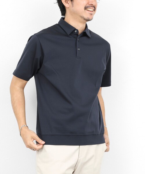 NOLLEY’S（ノーリーズ）の「《ビジカジ対応》防臭・消臭 シルケットスムース ドレスポロシャツ ビズポロ 26SS（ポロシャツ・メンズ・ダークネイビー/ホワイト/チャコールグレー・XXL/XL/L/M/S）」の20枚目の写真