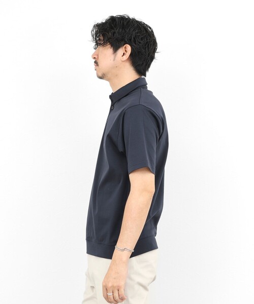 NOLLEY’S（ノーリーズ）の「《ビジカジ対応》防臭・消臭 シルケットスムース ドレスポロシャツ ビズポロ 26SS（ポロシャツ・メンズ・ダークネイビー/ホワイト/チャコールグレー・XXL/XL/L/M/S）」の22枚目の写真