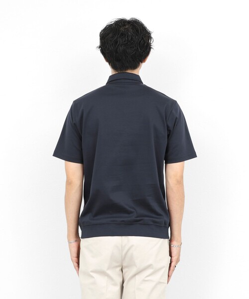 NOLLEY’S（ノーリーズ）の「《ビジカジ対応》防臭・消臭 シルケットスムース ドレスポロシャツ ビズポロ 26SS（ポロシャツ・メンズ・ダークネイビー/ホワイト/チャコールグレー・XXL/XL/L/M/S）」の16枚目の写真