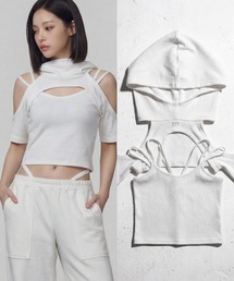 DURAS | キャミ+フーディTセット(Tシャツ/カットソー)