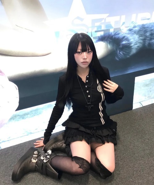 Ada.(エイダ)の「◇SETUPEXE◇ブランド直輸入正規品/チュチュ ミックス スクリット パンツ TUTU MIX SKRIT PANTS(スカート・レディース・レオパード/ホワイト/カモフラージュ/ブラック・FREE)」の21枚目の写真