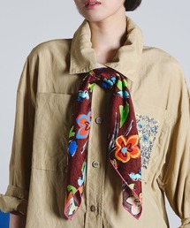 ROSE BUD | (mici)PRINT SCARF(バンダナ/スカーフ)