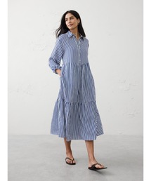 BANANA REPUBLIC FACTORY STORE　　ティアード ミディ シャツワンピース