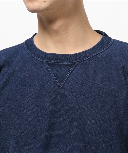 Champion(チャンピオン)の「【Champion/チャンピオン】メンズ リバースウィーブクルーネックスウェットシャツ(10oz)(スウェット・メンズ・ブルー系その他/インディゴブルー・LARGE/MEDIUM/X-LARGE/SMALL)」の5枚目の写真