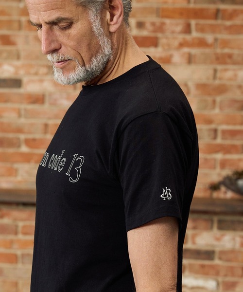 Maison code 13（メゾンコードサーティーン）の「mt10350-dry touch print cut sew Tシャツ(M26S-32)（Tシャツ/カットソー・メンズ・ホワイト/アッシュ/ブラック・S/M/L/XL）」の20枚目の写真