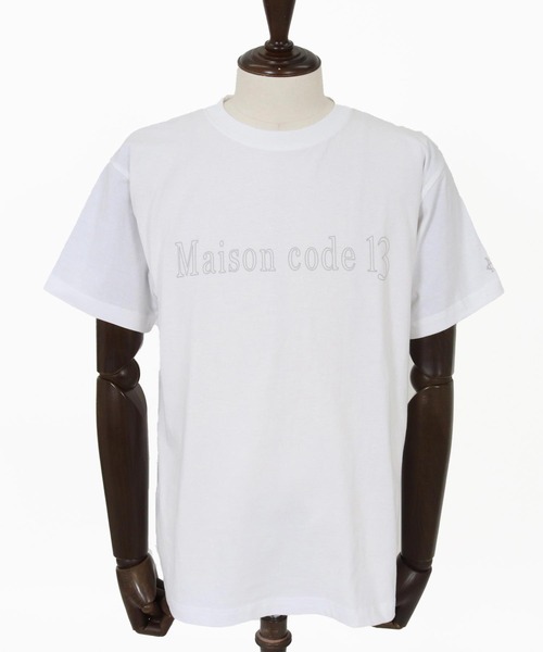 Maison code 13（メゾンコードサーティーン）の「mt10350-dry touch print cut sew Tシャツ(M26S-32)（Tシャツ/カットソー・メンズ・ホワイト/アッシュ/ブラック・S/M/L/XL）」の8枚目の写真
