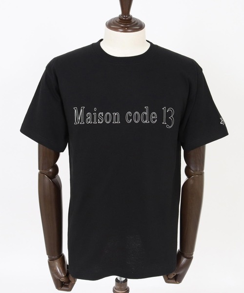 Maison code 13（メゾンコードサーティーン）の「mt10350-dry touch print cut sew Tシャツ(M26S-32)（Tシャツ/カットソー・メンズ・ホワイト/アッシュ/ブラック・S/M/L/XL）」の9枚目の写真