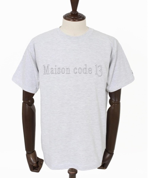 Maison code 13（メゾンコードサーティーン）の「mt10350-dry touch print cut sew Tシャツ(M26S-32)（Tシャツ/カットソー・メンズ・ホワイト/アッシュ/ブラック・S/M/L/XL）」の10枚目の写真