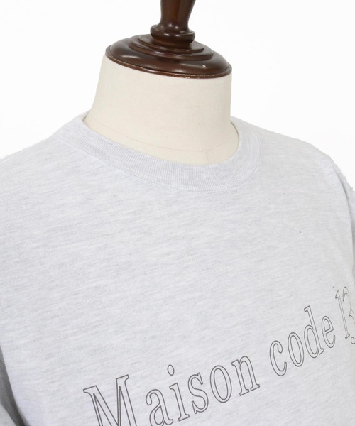 Maison code 13（メゾンコードサーティーン）の「mt10350-dry touch print cut sew Tシャツ(M26S-32)（Tシャツ/カットソー・メンズ・ホワイト/アッシュ/ブラック・S/M/L/XL）」の12枚目の写真