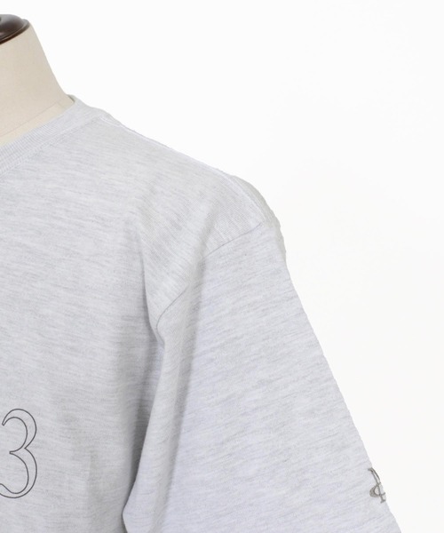 Maison code 13（メゾンコードサーティーン）の「mt10350-dry touch print cut sew Tシャツ(M26S-32)（Tシャツ/カットソー・メンズ・ホワイト/アッシュ/ブラック・S/M/L/XL）」の14枚目の写真
