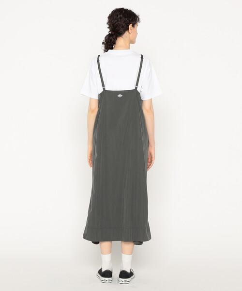 DANTON（ダントン）の「Women's Nylon Taffeta Camisole Dress（ワンピース・レディース・チャコール/オリーブ・36）」の10枚目の写真