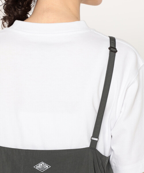 DANTON（ダントン）の「Women's Nylon Taffeta Camisole Dress（ワンピース・レディース・チャコール/オリーブ・36）」の12枚目の写真