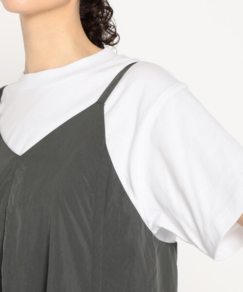 DANTON（ダントン）の「Women's Nylon Taffeta Camisole Dress（ワンピース・レディース・チャコール/オリーブ・36）」の13枚目の写真