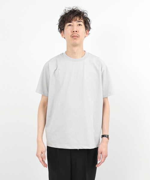 NOLLEY’S（ノーリーズ）の「吸水速乾 クイックドライ クルーネックTシャツ 26SS（Tシャツ/カットソー・メンズ・ライトグレー/ホワイト系その他/ホワイト/ホワイト系その他2・M/S/XL/L）」の17枚目の写真