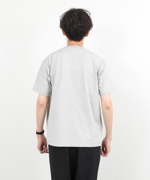 NOLLEY’S（ノーリーズ）の「吸水速乾 クイックドライ クルーネックTシャツ 26SS（Tシャツ/カットソー・メンズ・ライトグレー/ホワイト系その他/ホワイト/ホワイト系その他2・M/S/XL/L）」の19枚目の写真