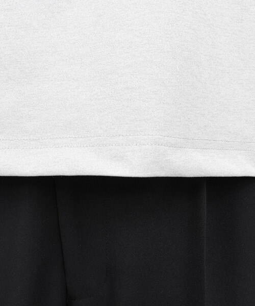 NOLLEY’S（ノーリーズ）の「吸水速乾 クイックドライ クルーネックTシャツ 26SS（Tシャツ/カットソー・メンズ・ライトグレー/ホワイト系その他/ホワイト/ホワイト系その他2・M/S/XL/L）」の22枚目の写真