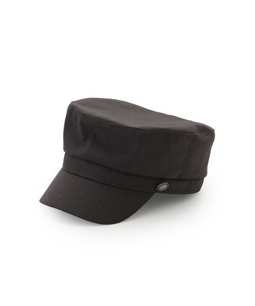 SNIDEL（スナイデル）の「メタルボタンキャスケット（キャスケット・レディース・ブラック/アイボリー/グレー・F）」の4枚目の写真