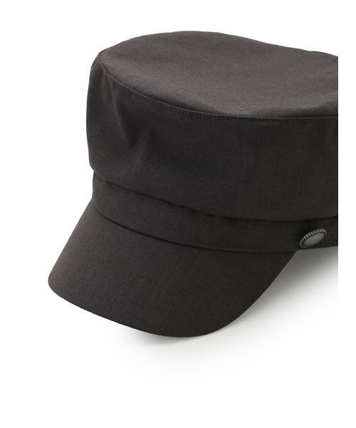 SNIDEL（スナイデル）の「メタルボタンキャスケット（キャスケット・レディース・ブラック/アイボリー/グレー・F）」の6枚目の写真