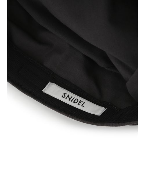 SNIDEL（スナイデル）の「メタルボタンキャスケット（キャスケット・レディース・ブラック/アイボリー/グレー・F）」の11枚目の写真