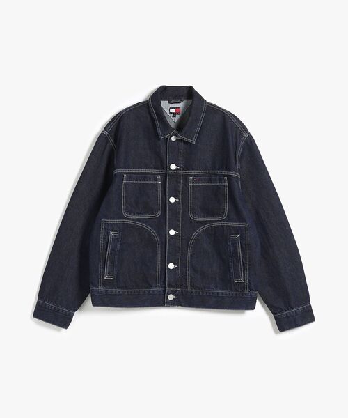 tommy jeans(トミー ジーンズ)の「リラックスランチジャケット(テーラードジャケット・メンズ・ブルー・SMALL/MEDIUM/LARGE)」の2枚目の写真