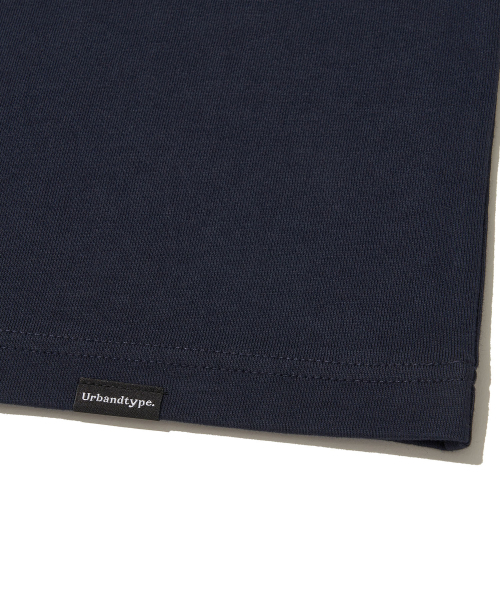 URBANDTYPE(アーバンディタイプ)の「ユニオンジャックアップリケTシャツ_ネイビー(Tシャツ/カットソー・レディース・その他・SMALL/MEDIUM/LARGE/X-LARGE)」の6枚目の写真