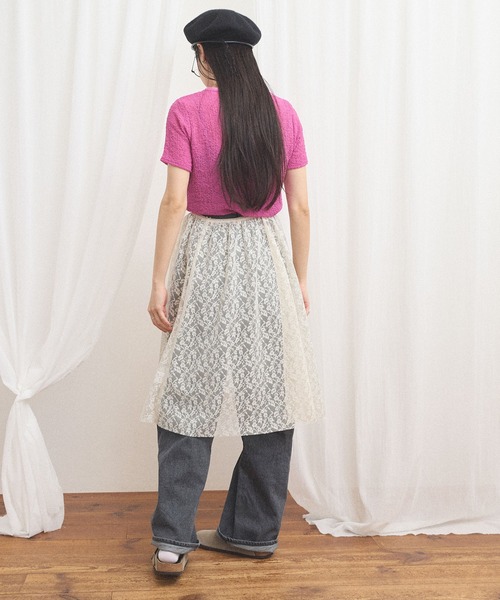 fig London(フィグロンドン)の「Luna skirt(スカート・レディース・ブラック/アイボリー・FREE)」の7枚目の写真