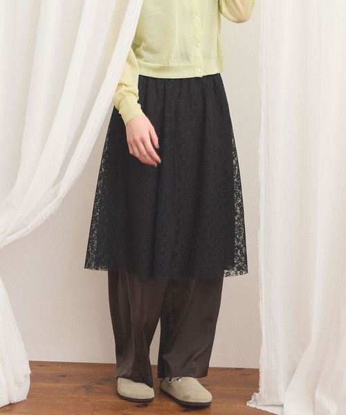 fig London(フィグロンドン)の「Luna skirt(スカート・レディース・ブラック/アイボリー・FREE)」の19枚目の写真