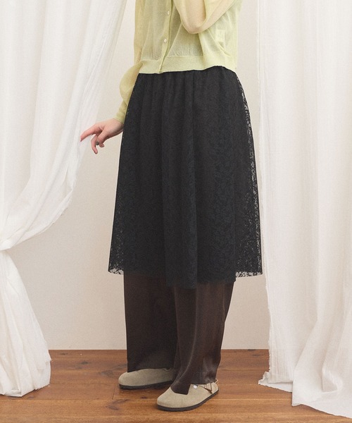 fig London(フィグロンドン)の「Luna skirt(スカート・レディース・ブラック/アイボリー・FREE)」の21枚目の写真