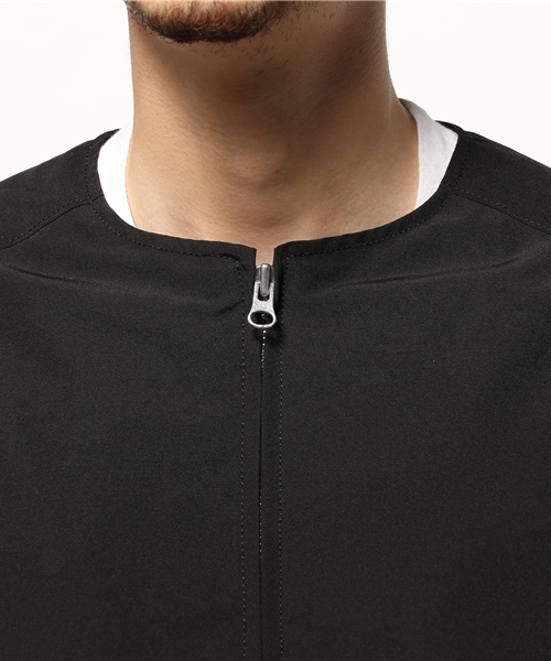 NECESSARY or UNNECESSARY（ネセサリーオアアンネセサリー）の「【NECESSARY or UNNECESSARY】 MAINE（ブルゾン・メンズ・ブラック/ダークグリーン・SMALL/MEDIUM）」の6枚目の写真