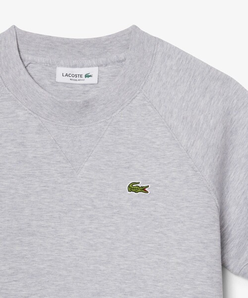 LACOSTE(ラコステ)の「ダブルフェイス半袖スウェット(ニット/セーター・レディース・グレー・40/38/36/34)」の6枚目の写真