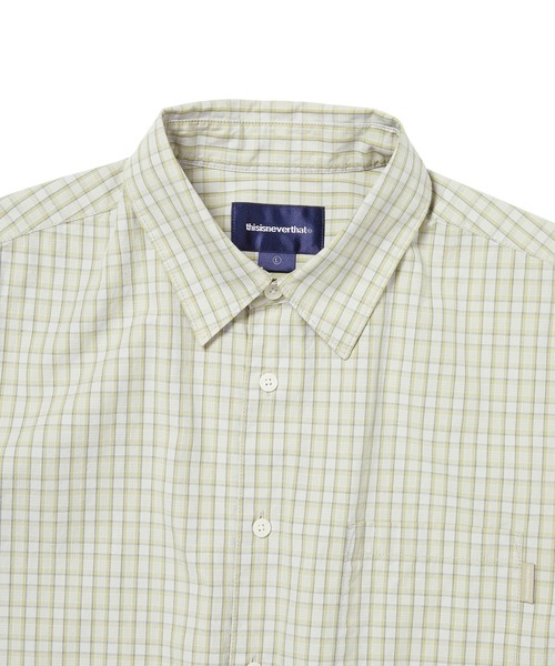 thisisneverthat（ディスイズネバーザット）の「Check S/S Shirt（シャツ/ブラウス・メンズ・レモンイエロー/ネイビー/ブラウン・L/M/S/XL）」の6枚目の写真
