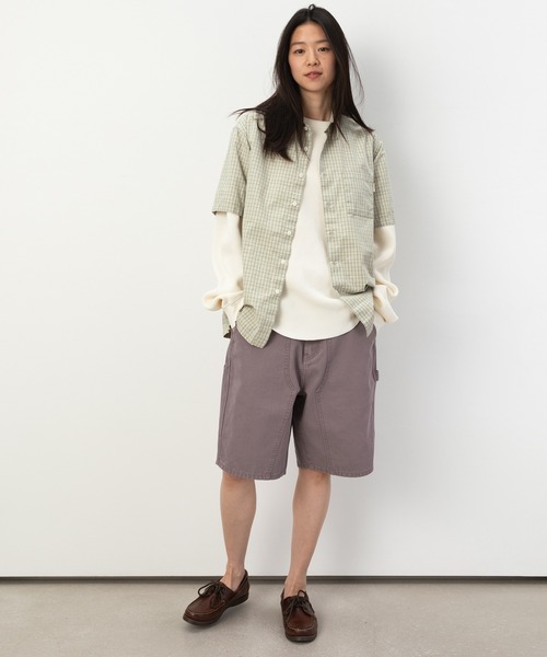 thisisneverthat（ディスイズネバーザット）の「Check S/S Shirt（シャツ/ブラウス・メンズ・レモンイエロー/ネイビー/ブラウン・L/M/S/XL）」の8枚目の写真