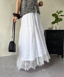 Thevon | レースティアードスカート(スカート)