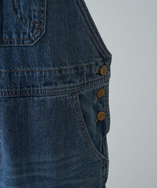 PUAL CE CIN（ピュアルセシン）の「綿麻デニムサロペット（サロペット/オーバーオール・レディース・サックスブルー/インディゴブルー・FREE）」の17枚目の写真