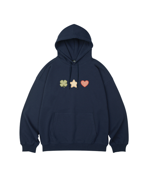 WILDROCK(ワイルドロック)の「クローバークラブ オーバーサイズ フードパーカー_7 COL(パーカー・レディース・ブラック/チャコール/ブルー/アイボリー/ベージュ/ネイビー/ダークグレー・SMALL/MEDIUM/LARGE)」の6枚目の写真