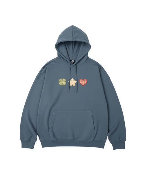 WILDROCK(ワイルドロック)の「クローバークラブ オーバーサイズ フードパーカー_7 COL(パーカー・レディース・ブラック/チャコール/ブルー/アイボリー/ベージュ/ネイビー/ダークグレー・SMALL/MEDIUM/LARGE)」の7枚目の写真